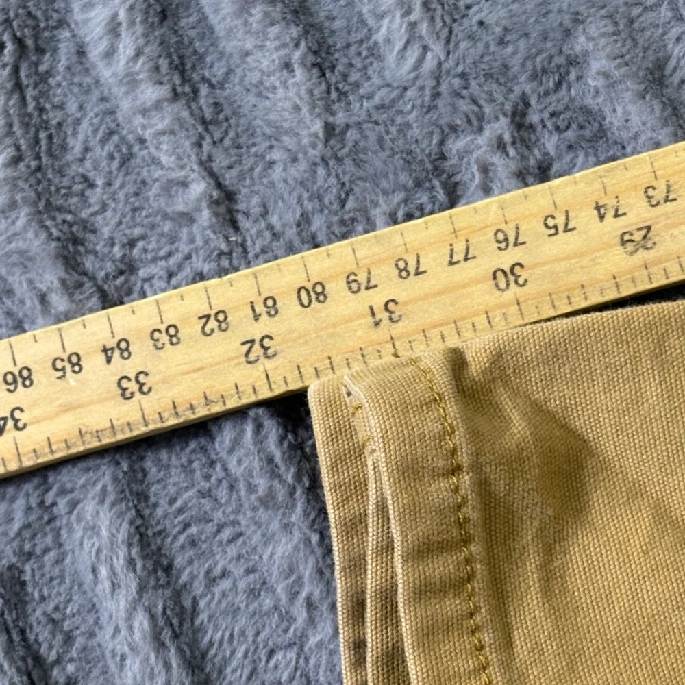 Carhartt Mens Relaxed Fit Rugged Flex Canvas Work Pants Tan BN2517-M 34x32
